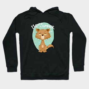 Summer Cat Style Hoodie